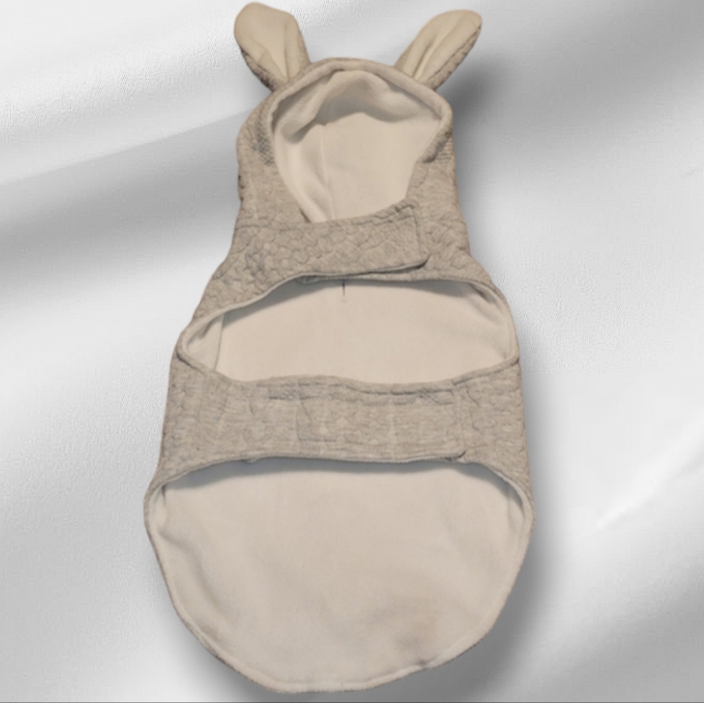 DOG/CAT GREY BUNNY RABBIT COSTUME - Picture 3 of 5
